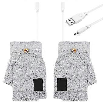 1 Paar USB-beheizte Handschuhe warme Heizfäustlinge Handwärmer Handschuhe für den kalten Winter