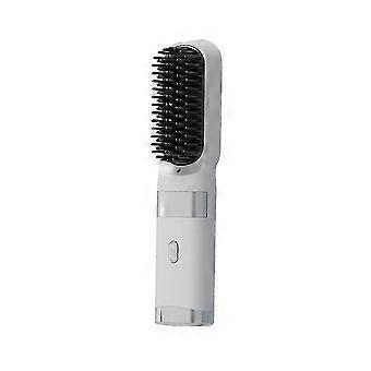 Wireless Straight Hair Comb - Negative Ion Cordless Styler for Travel YTQ
