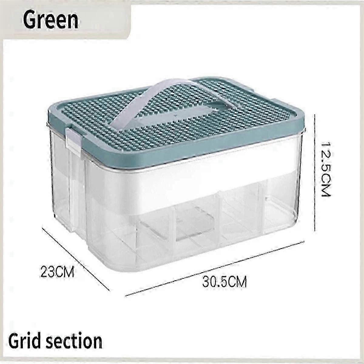 Stackable Toy Storage Box - Adjustable British Organiser for Children's Blocks & Accessories