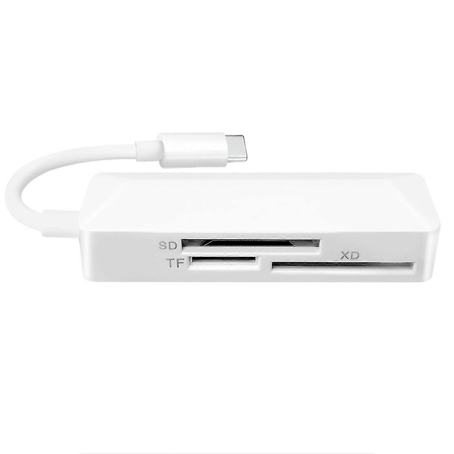 Card Reader USB C Card Reader Adapter Support TFSD XD Memory Card Reader