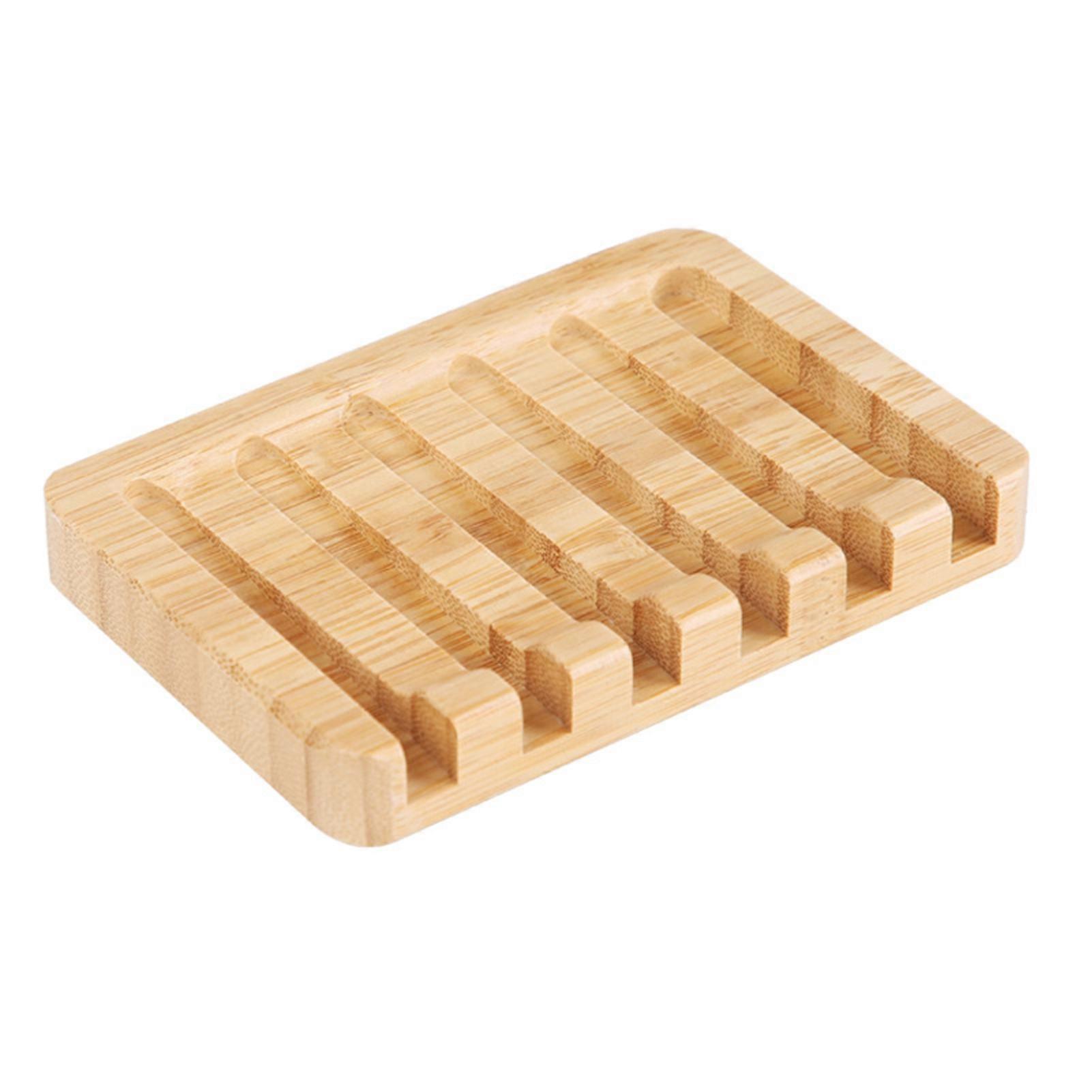 Teak Soap Box with Drainage for Bathroom Accessory