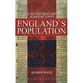 População da Inglaterra - Andrew Hinde - Capa dura - Livro em inglês - História