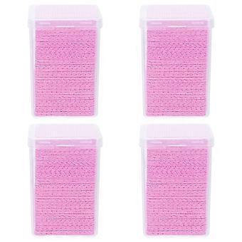 Pink Glue Bottle Wiping Cloths 800Pcs Nail Polish Remover for Beauty Salon