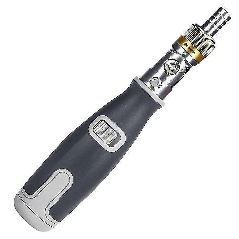 10-in-1, Gray Screwdriver Set Bidirectional Ratchet Deformation Multi-AngleJJ