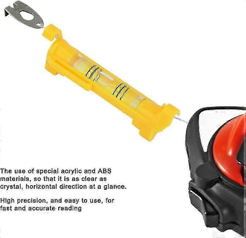 5pcs String Line Level, Builders Line Spirit Level With Leveling Bubble Hooks, Hanging Line Post Leveler