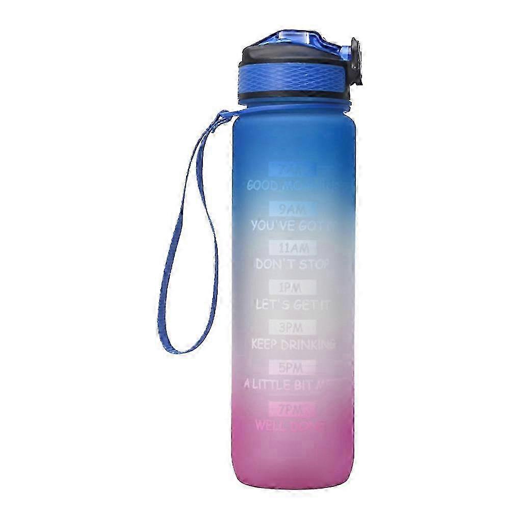 1000ml Durable Press-Button Sports Bottle