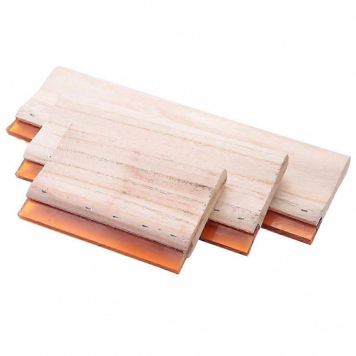 Silk Screen Printing 3 Pcs Squeegee Board Tools Set (16cm 24cm 33cm)