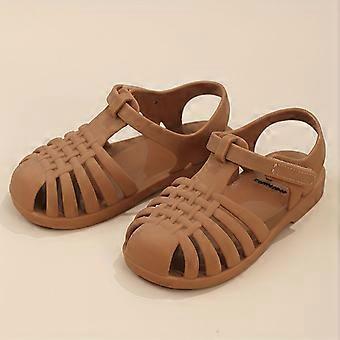 Weiche, rutschfeste Jelly-Sandalen für Kinder, verschiedene einfarbige Slip-On-Sommerschuhe für Jungen und Mädchen