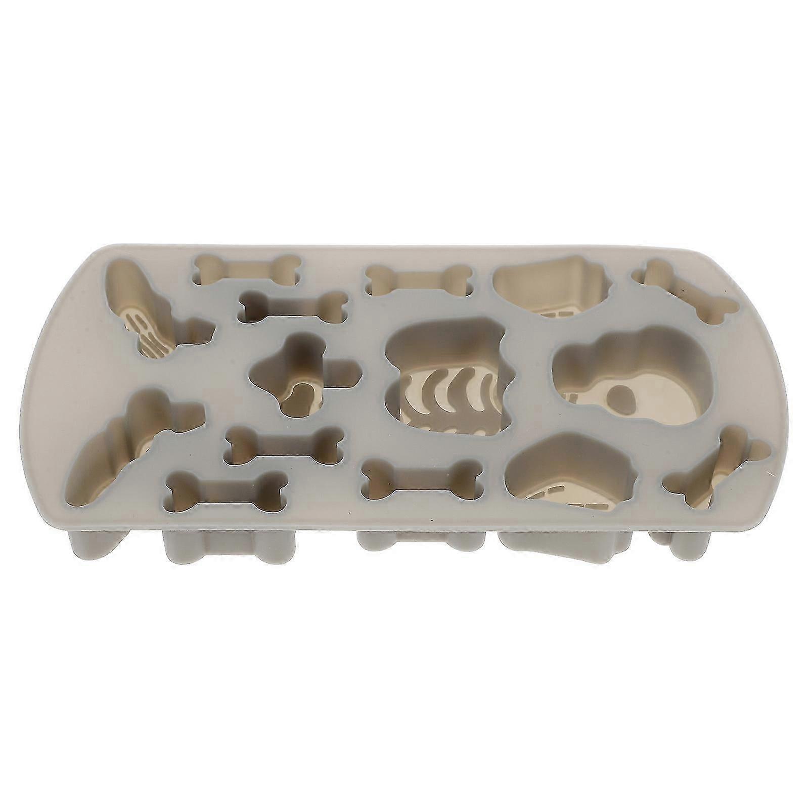Halloween Creative Silicone Fondant Mold Human Skeleton Pattern for Baking