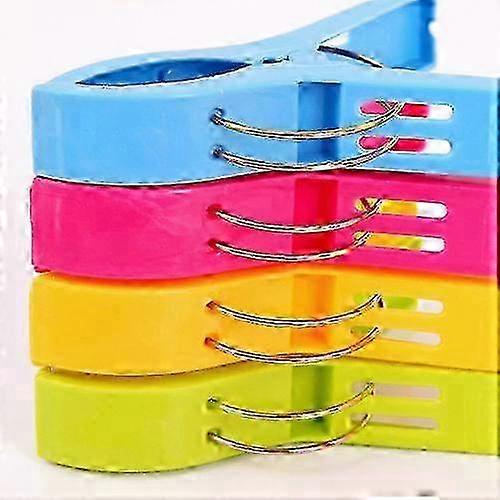 Wide-Jaw Windproof Beach Clothespins