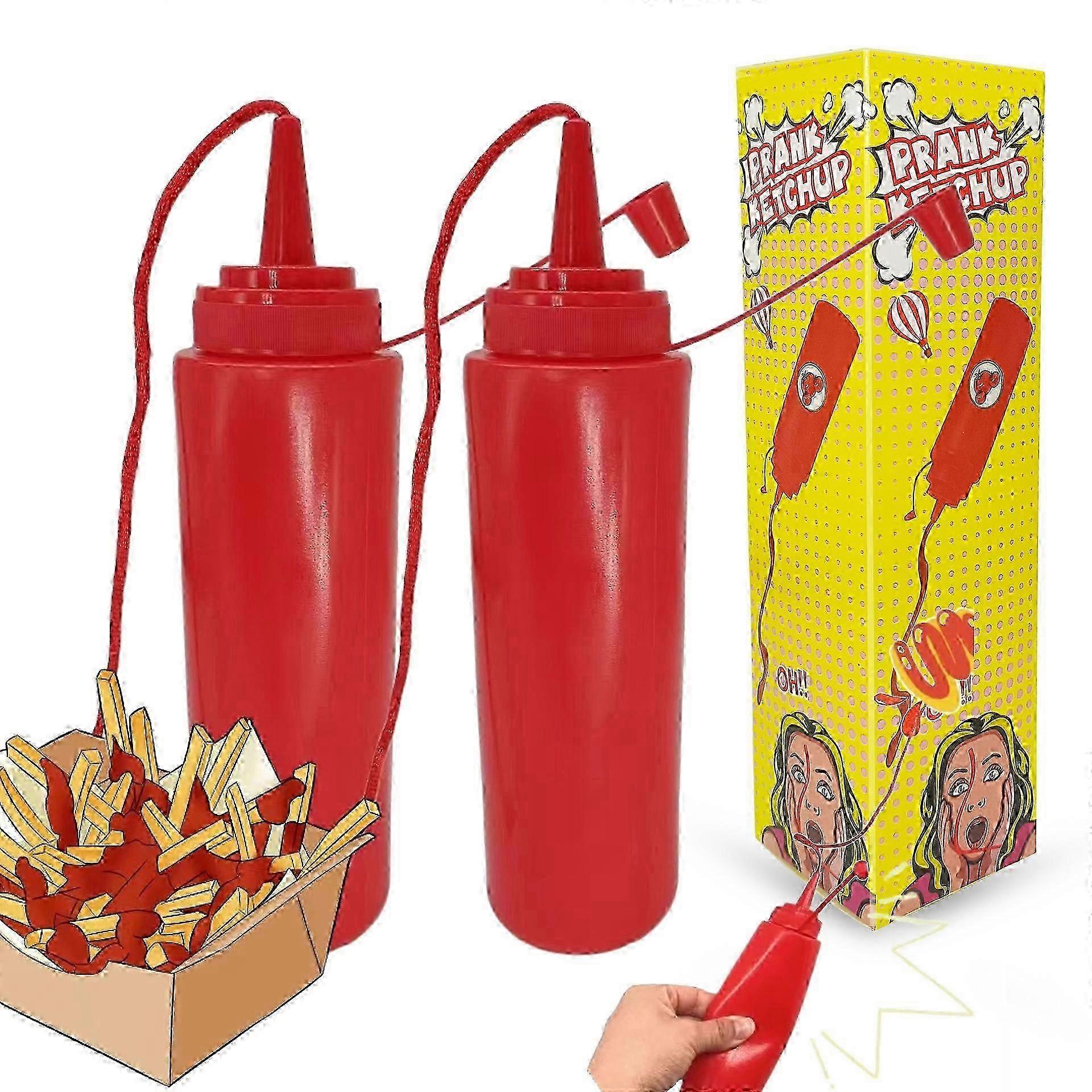 Squeeze-Action Prank Ketchup Bottle