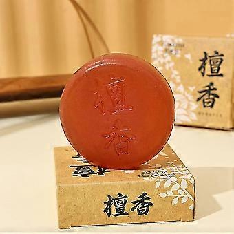 80g Sandalwood Agarwood Essential Oil Soap Natural Soothing; Cleanses Plant