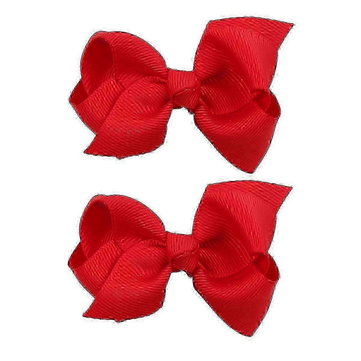 Toddler-Sized Grosgrain Bow Clips