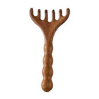 Pente de massagem de sândalo natural