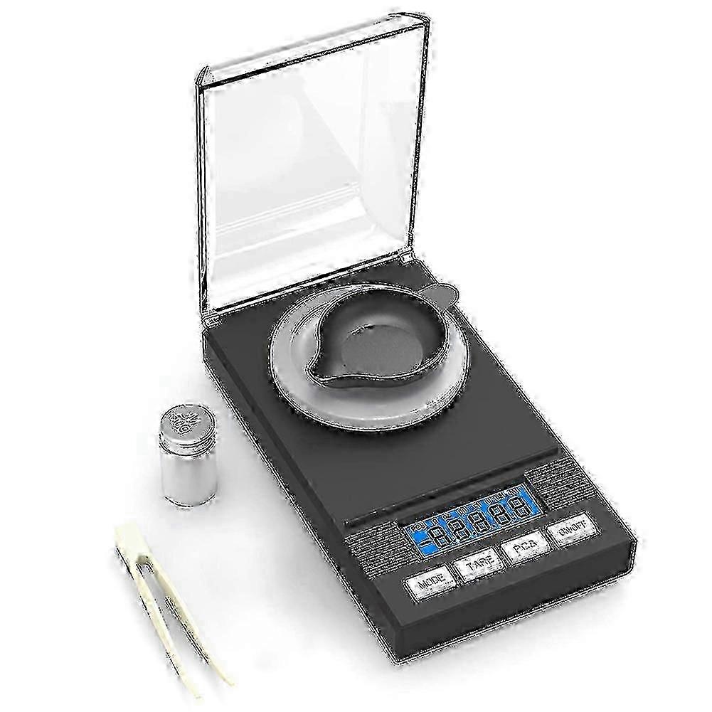Precision pocket scale 50G/0.001G milligram compatible with laboratory work KF