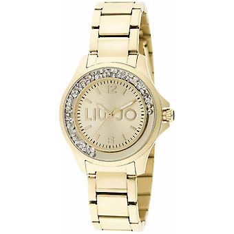 Liujo mini dancing Watch for Women Analog Quartz with Stainless Steel Bracelet in Gold Plated TLJ587