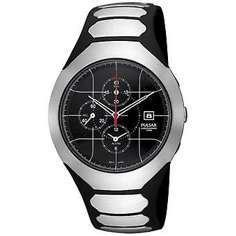 Pulsar Giovannoni Quartz analoge man horloge met PF3863X1 roestvrijstalen armband
