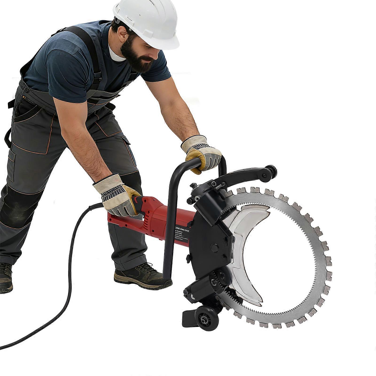 Serra elétrica para concreto de 16 polegadas (40,6 cm) e 3500 W com bomba d'água.