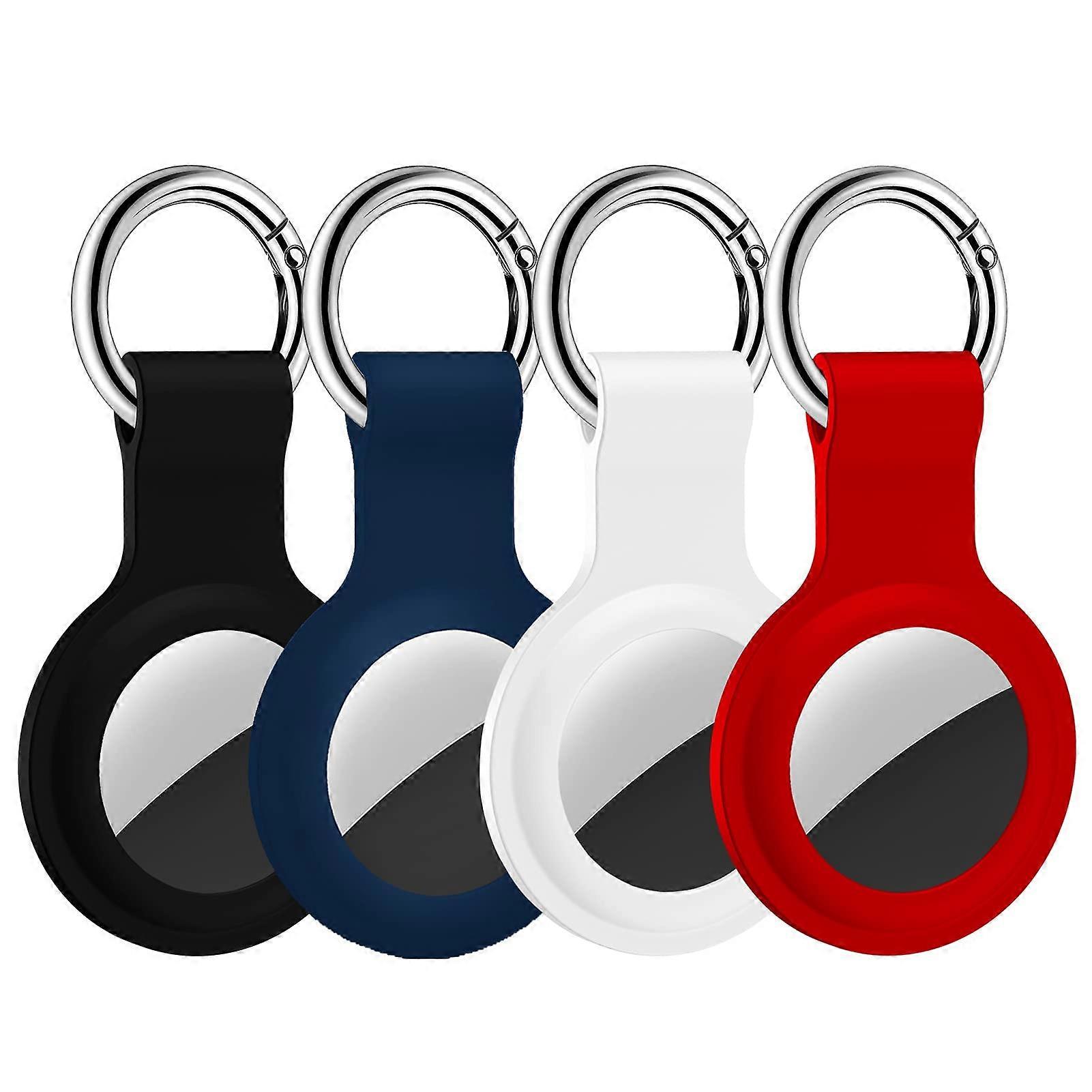 Waterproof Silicone AirTag Key Ring Case