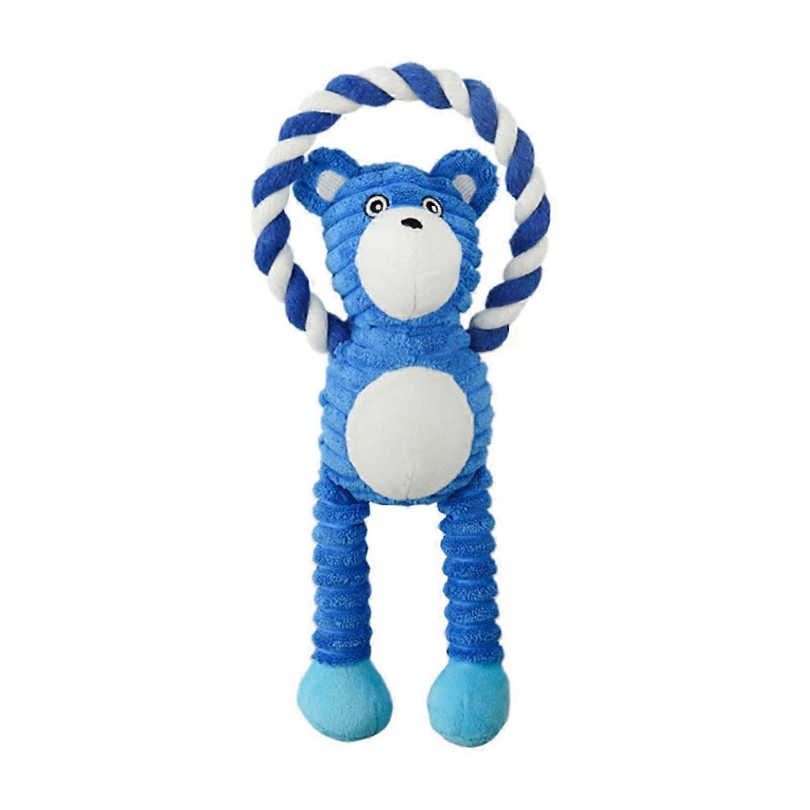 Cotton Rope Squeaky Dog Ring