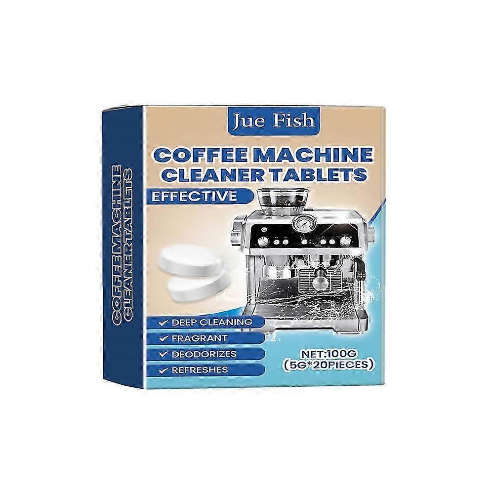 20Pcs Coffee Machine Descaling Effervescent Cleaning Tablets
