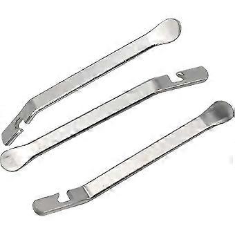 3-piece stainless steel bicycle tire pry bar set, metal tire pry spoon, iron tire changing tool, bicycle tire pry bar for repairing bicycle inner tire