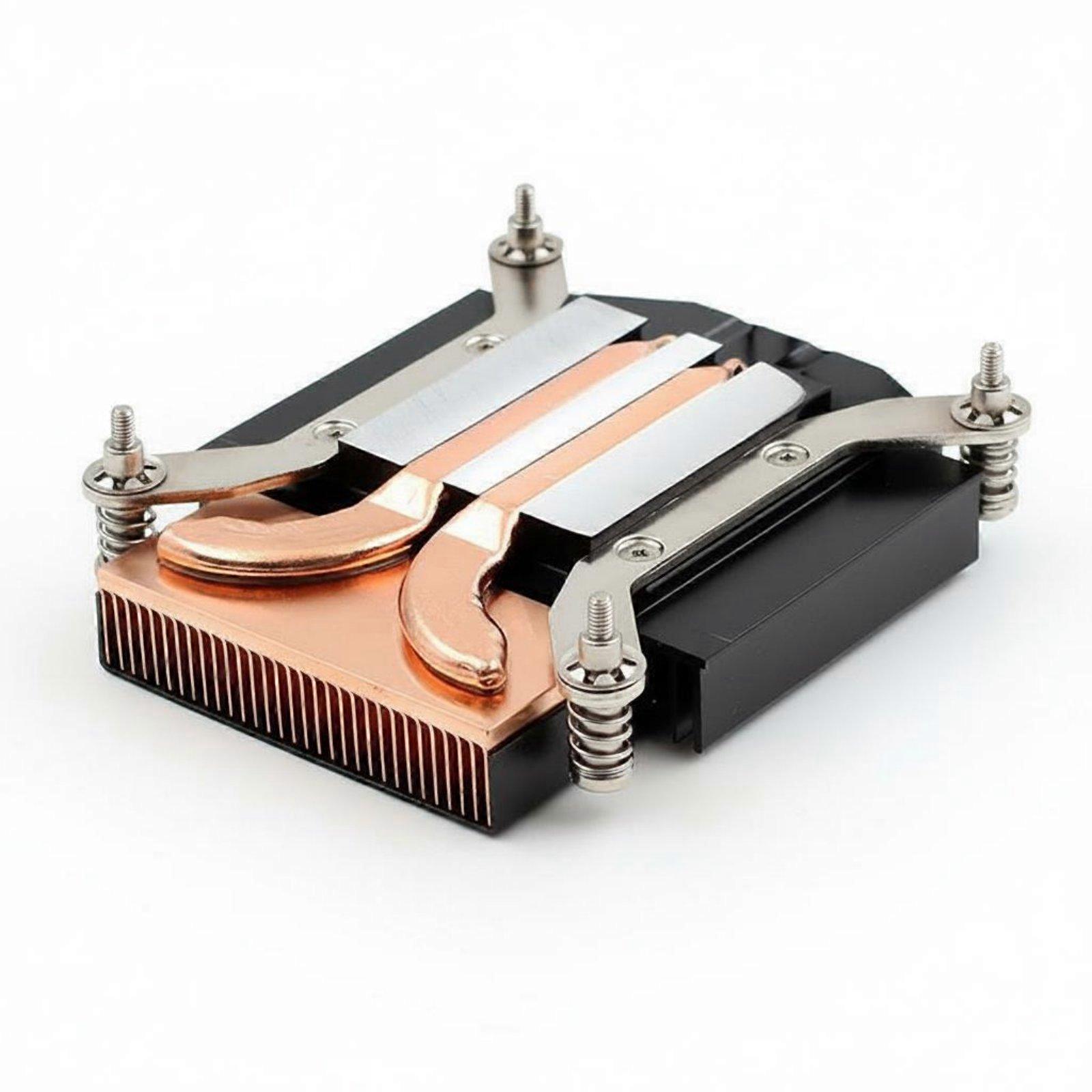 1U Copper Heat Pipe Cooler Ultra Thin ITX Central Processing Unit Cooler Quiet