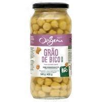 Organic chickpeas in jar 540 g