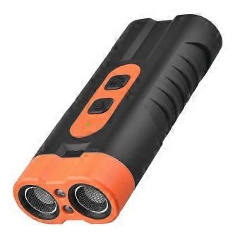 Ultrasonic Dog Bark Deterrent Device with 50FT Range, LED Flashlight, Beep, Rechargeable Dog Training Tool for Indoor and Outdoor Use