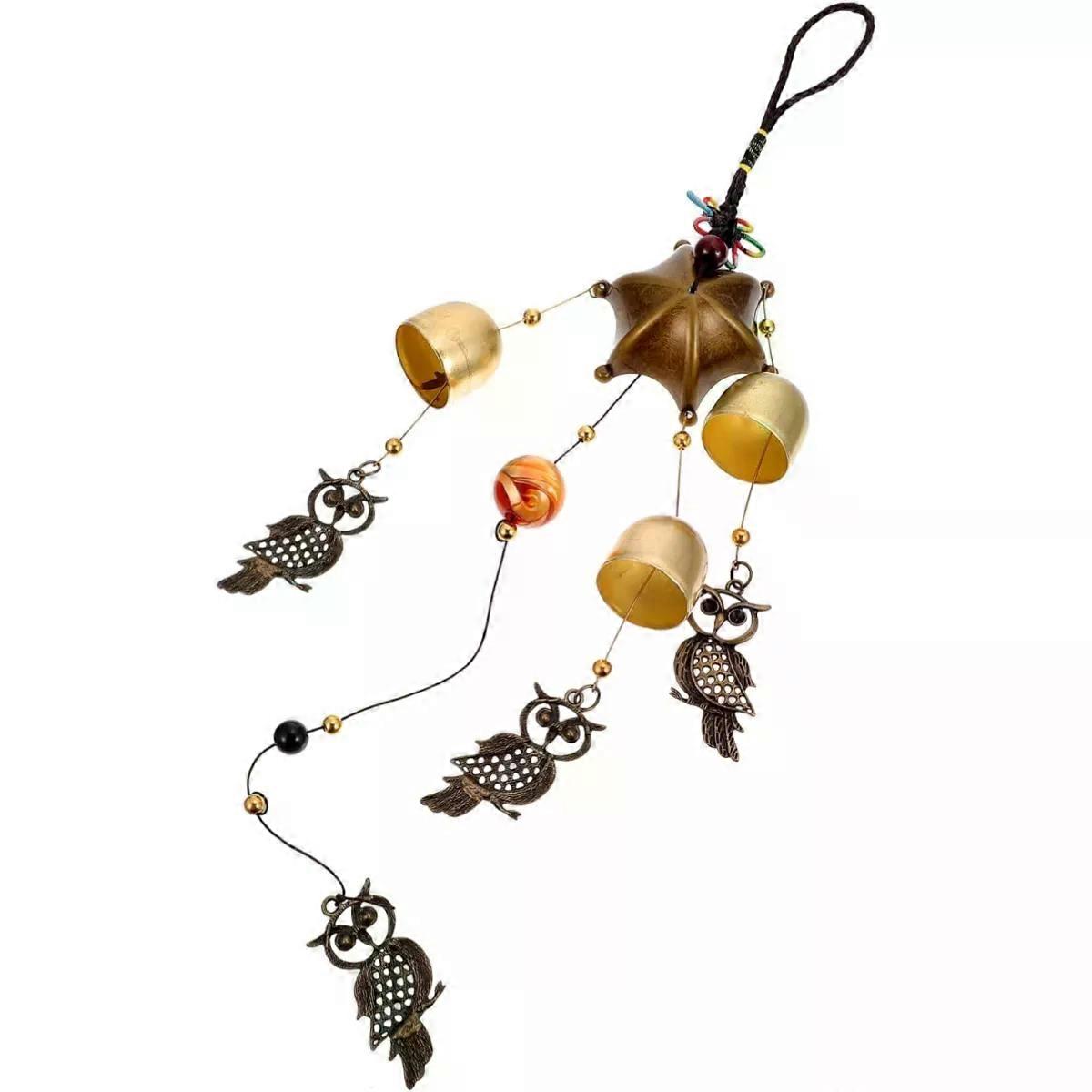 Owl Modeling Wind Chime Decor for Outdoor Balcony