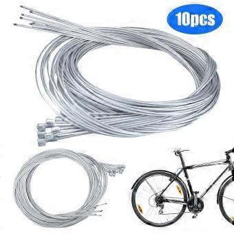 10PCS Bike Cable Bike Cables Premium Bike Shifter Cables Bicycle Wire Kit for Mountain Road City Bicycle