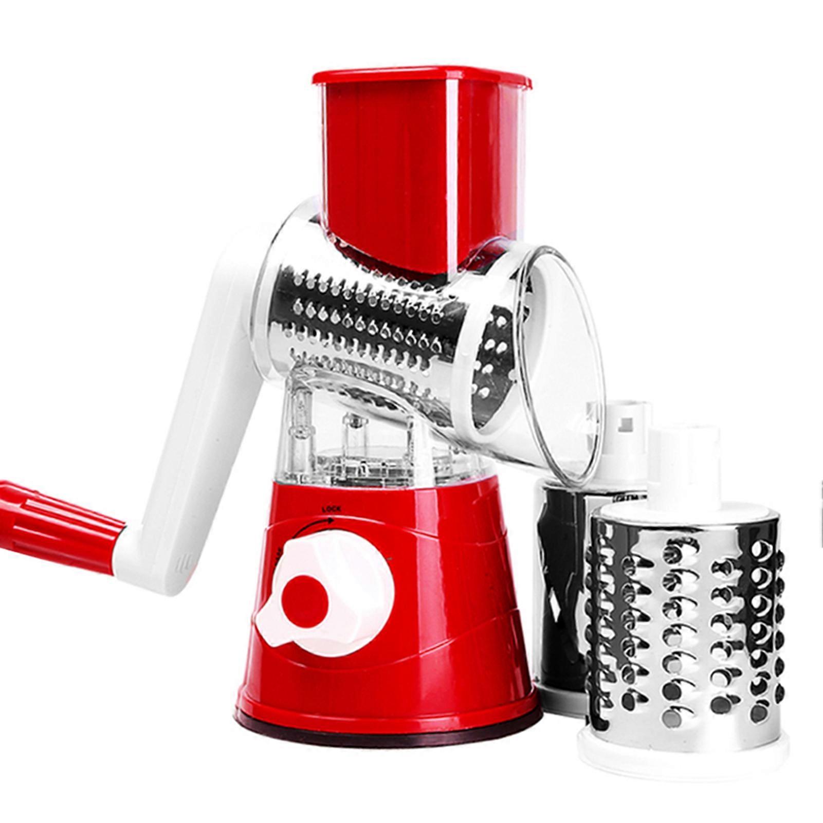 Multifunction Rotary Grater Portable Manual Tabletop Grater High Efficiency Food Processor