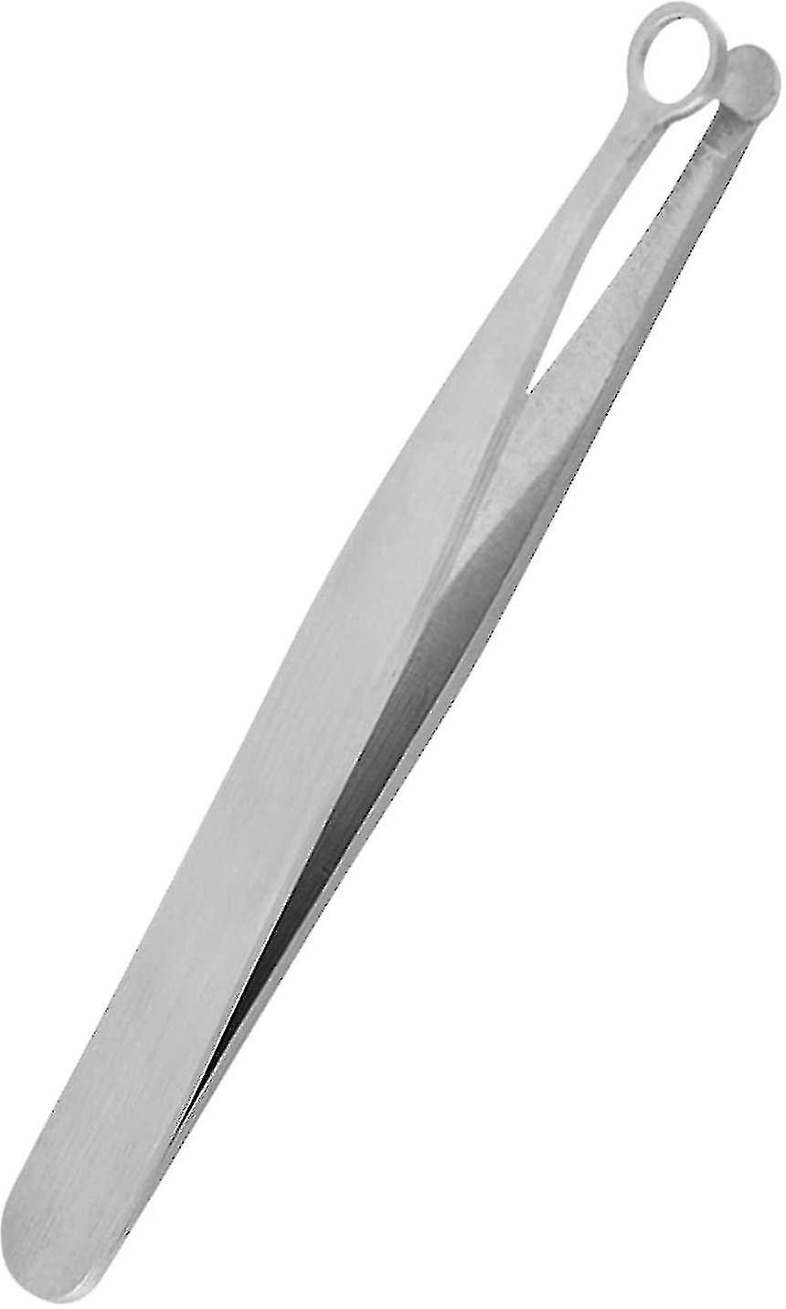 Nose Hair Tweezers Stainless Steel Round Tip Tweezer For Facial Nose