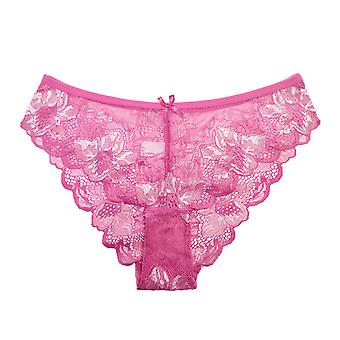 Veeki Women's Panties Lace Bikini Underwear Moderate Coverage Multi-packs, Pack of 3, ST-O3, L