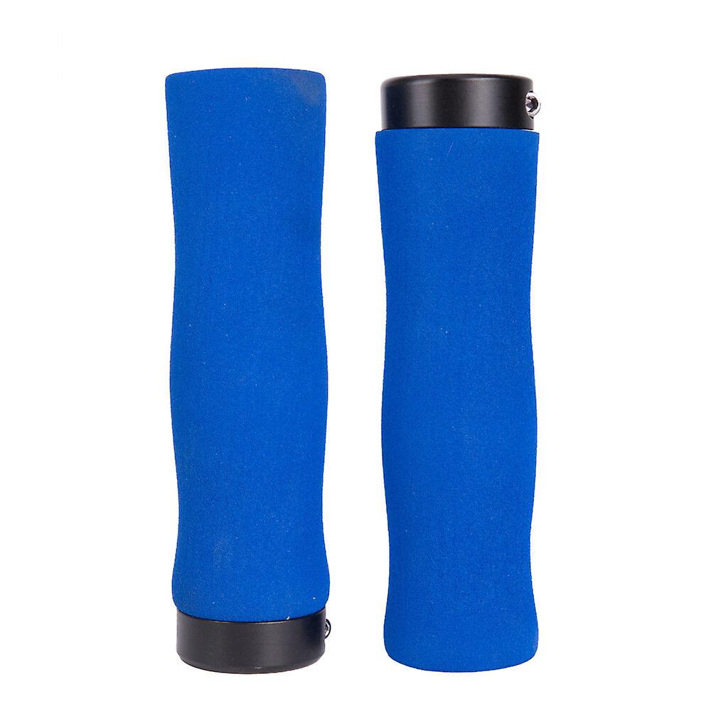 Durable Shockproof Anti-slip Soft Lightweight Single-sided Locking Sponge 1 Pair X Bicycle Grip Mountain Bikes Grip