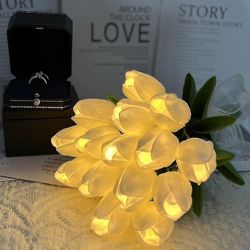 Tulips Artificial Flowers With Led Light