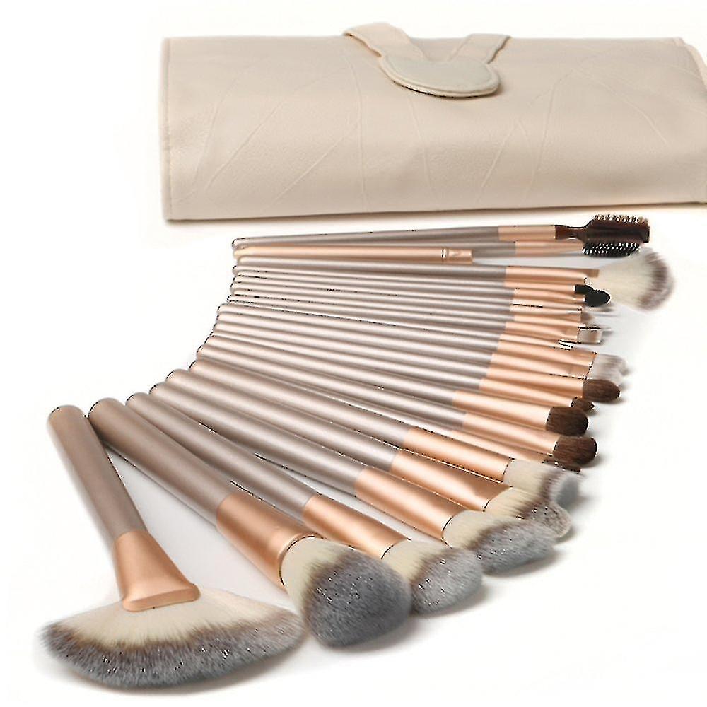 Professional Cosmetic Makeup Brushes Tools Set With Roll Up Bag 18pcs