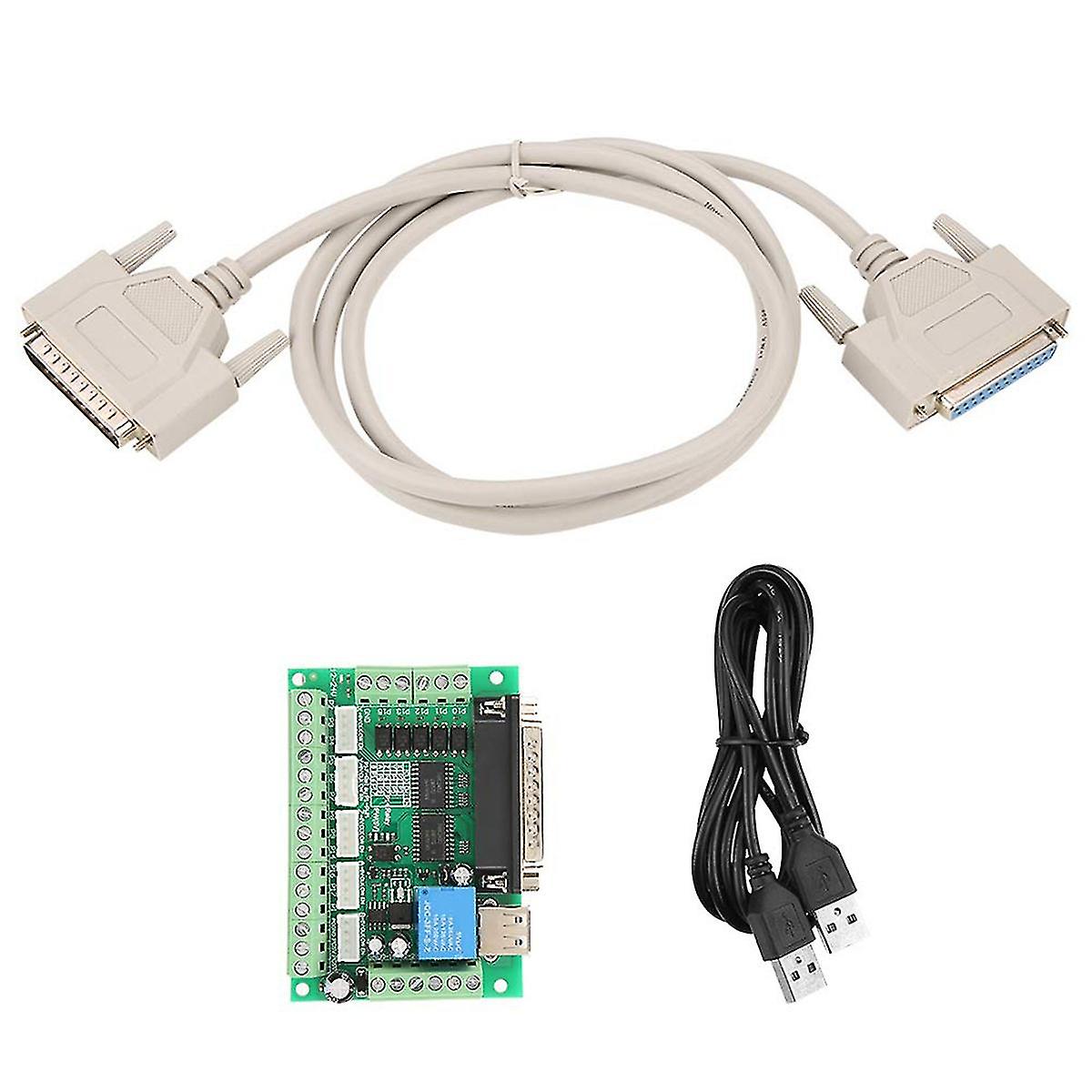 Stepper Interface Board 5 Axis Usb Interface Breakout Board Cnc Breakout Board For Cnc Steppe