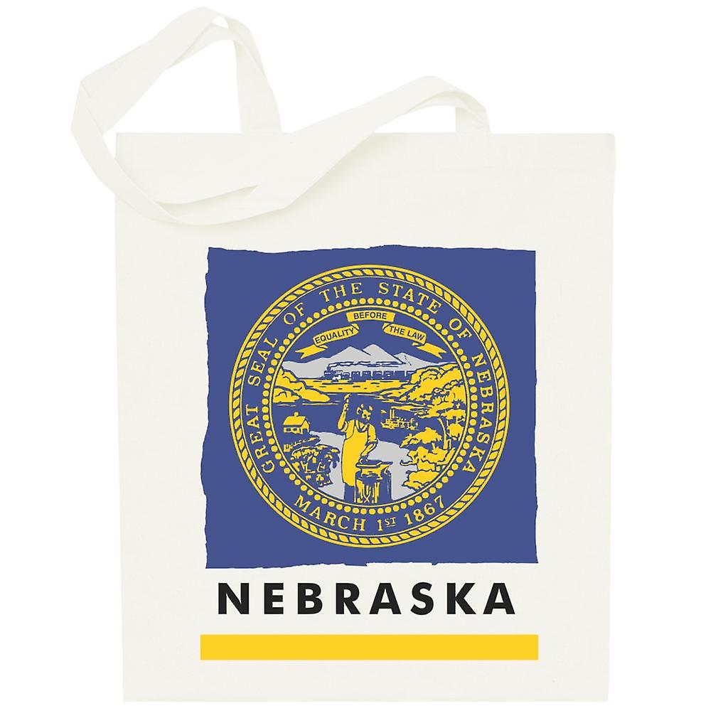 Nebraska State Flag Totebag