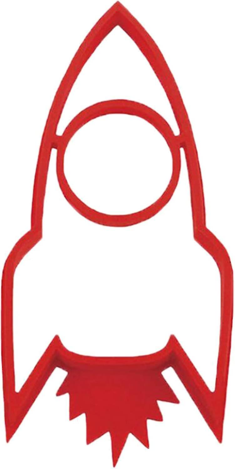 Creative Rocket Shape Silicone Fry Egg Ring Frame Cake Pancakes Mold Maker Kitchen Baking Mould Omelette