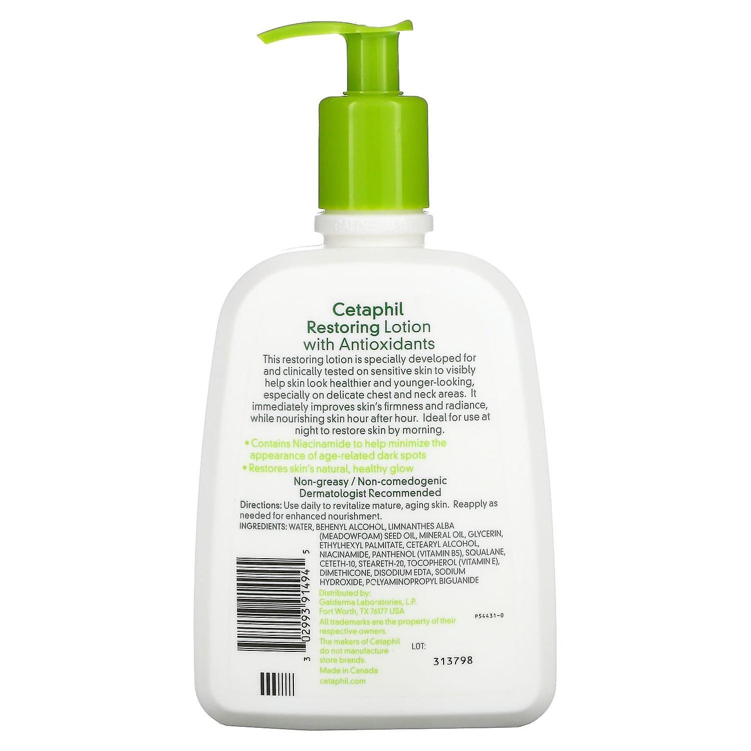 Cetaphil, Restoring Lotion with Antioxidants, Medium, Fragrance Free, 16 fl oz (473 ml)