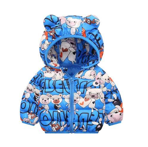 Children's Clothing 2023 Autumn And Winter New Arrival Cartoon Children's Down Padded Jacket Middle And Small Children's Padded Jacket Toddler Hooded