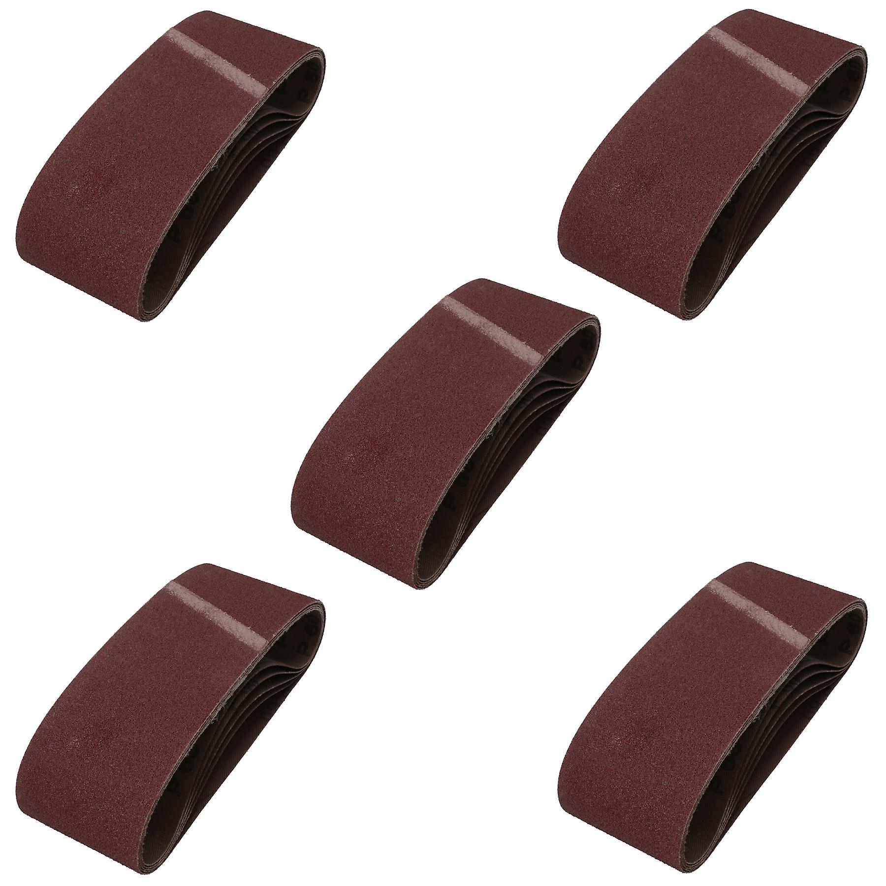 75mm x 457mm 60 Grit Medium Abrasive Sanding Belt Sander Discs 25 Pack