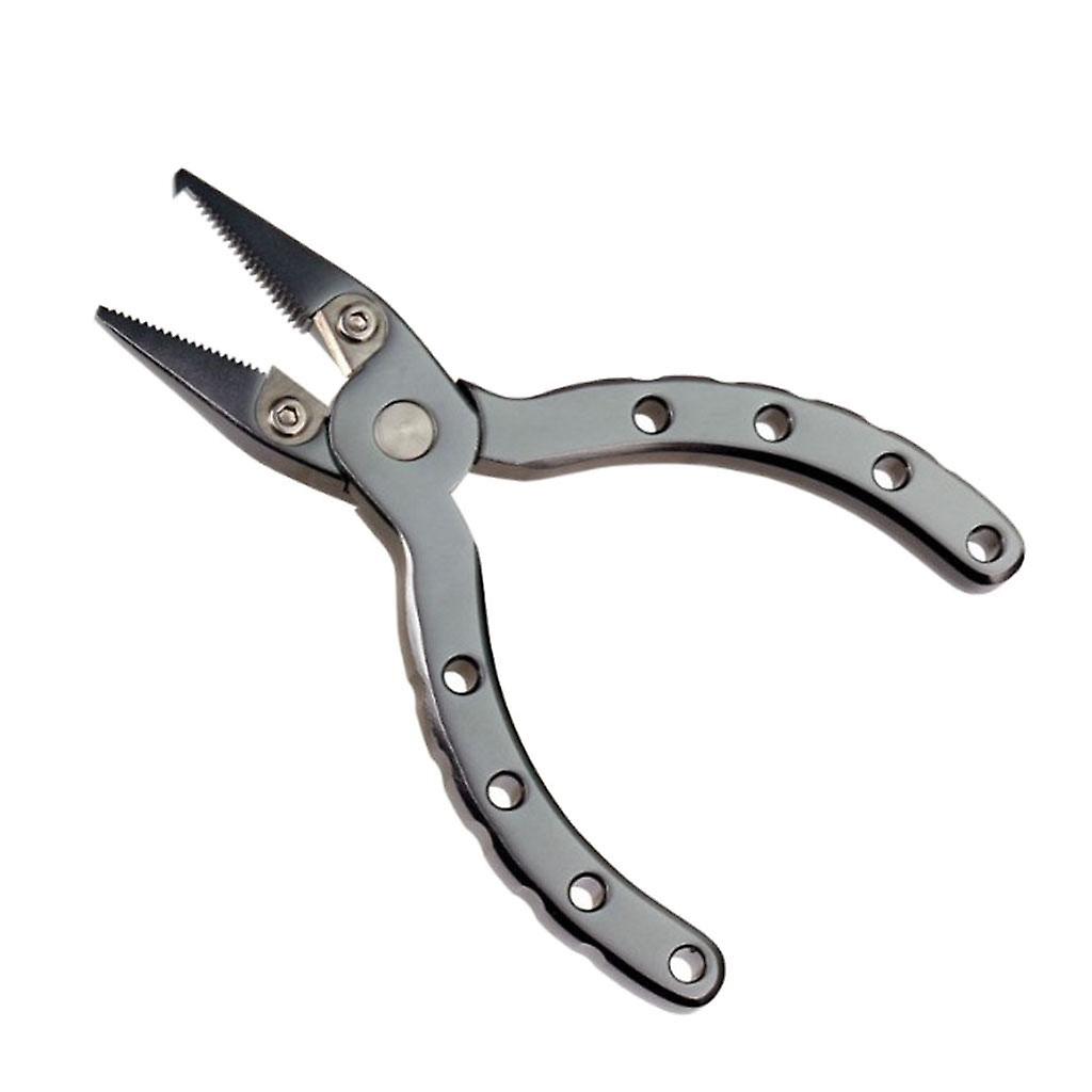 Mini Multifunctional Fishing Split Ring Plier Hook Remover Braid Line Cutter