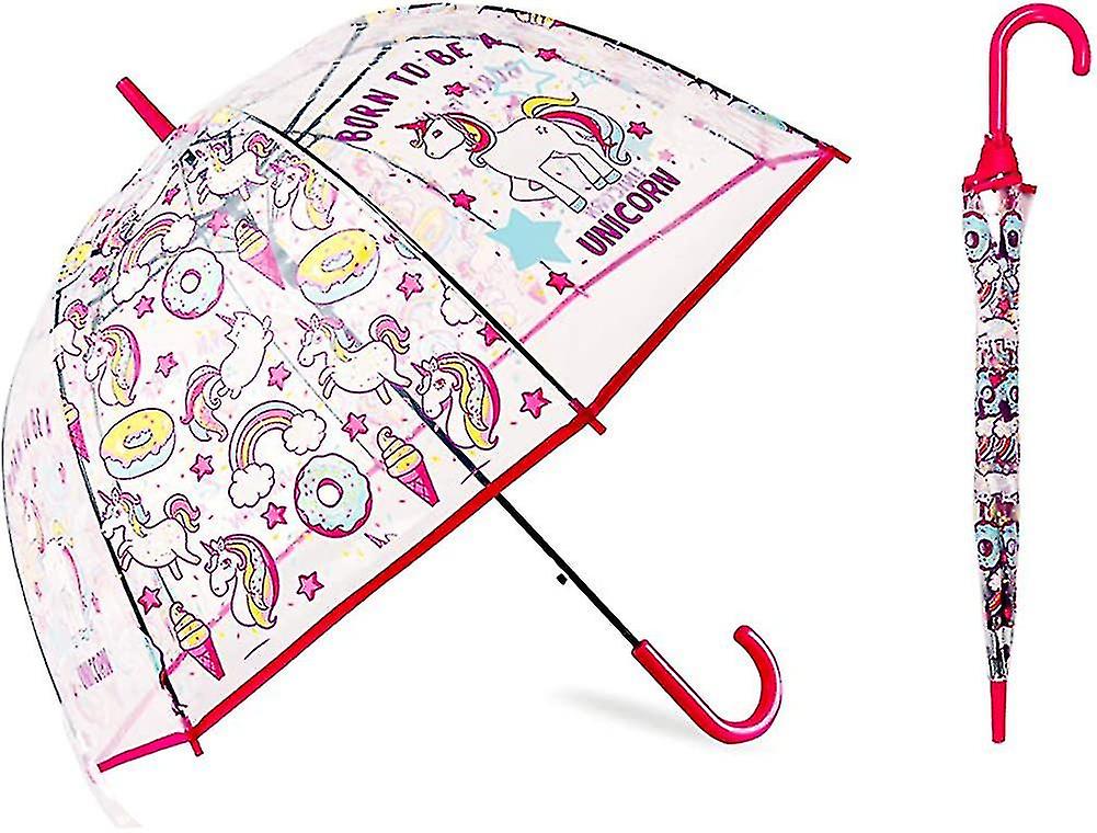 Clear Bubble Umbrella Unicorn Dome Umbrella For Kid