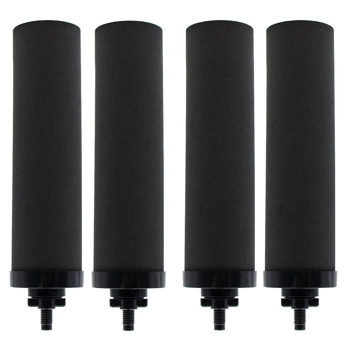4PCS Water Filter Replacement for Black Activated Carbon Filters for Gravity-Fed Water Filter Syste