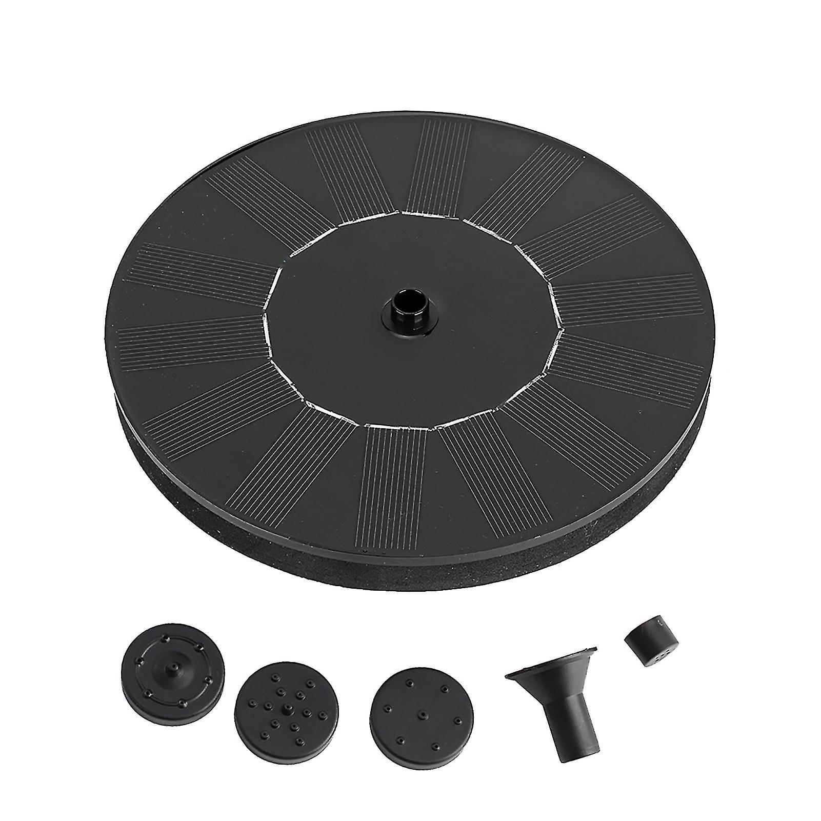 Creative Solar Power Floating Fountain Water Pump for Garden Pond Pool Fish Tank 180L/H 1.4W