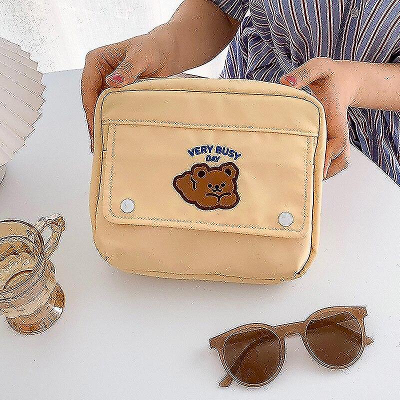 化粧品トイレタリーバッグ女性インは、学生のための化粧品ケースを負担します女の子大容量ペンシルバッグケースホルダーホーム