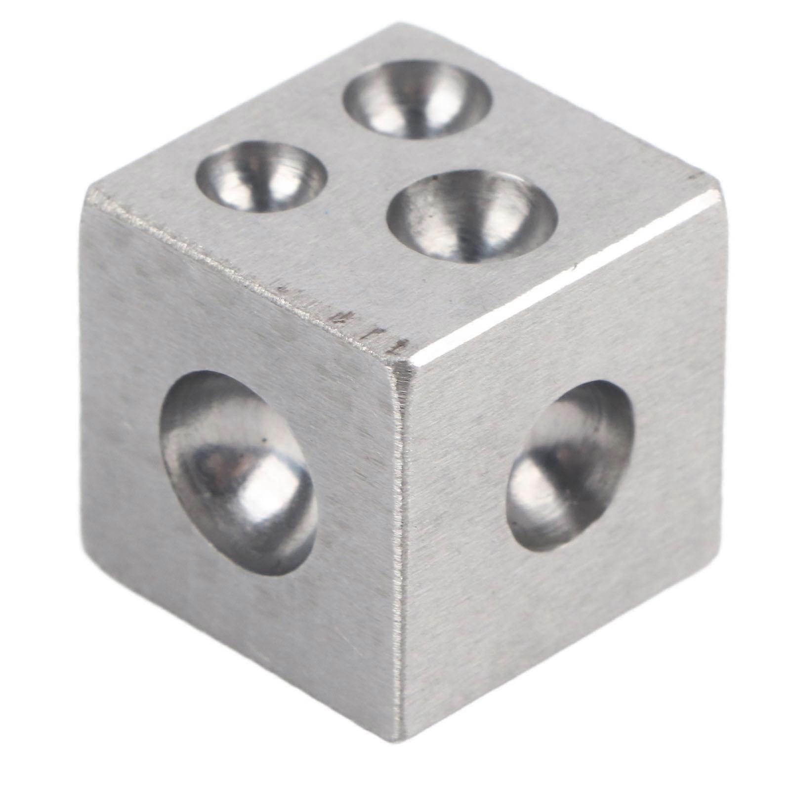 Square Dapping Block, Professional Shaping Tool for Jewelry Making, 25 x 25 mm