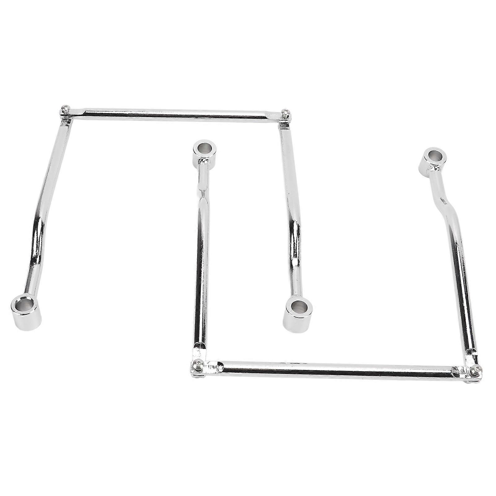 Motorcycle Side Box Bracket Universal Durable Adjustable Mounting Frame Chrome Finish Steel Material For Customisation Set of